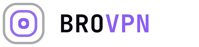 Логотип BRO VPN на светлом